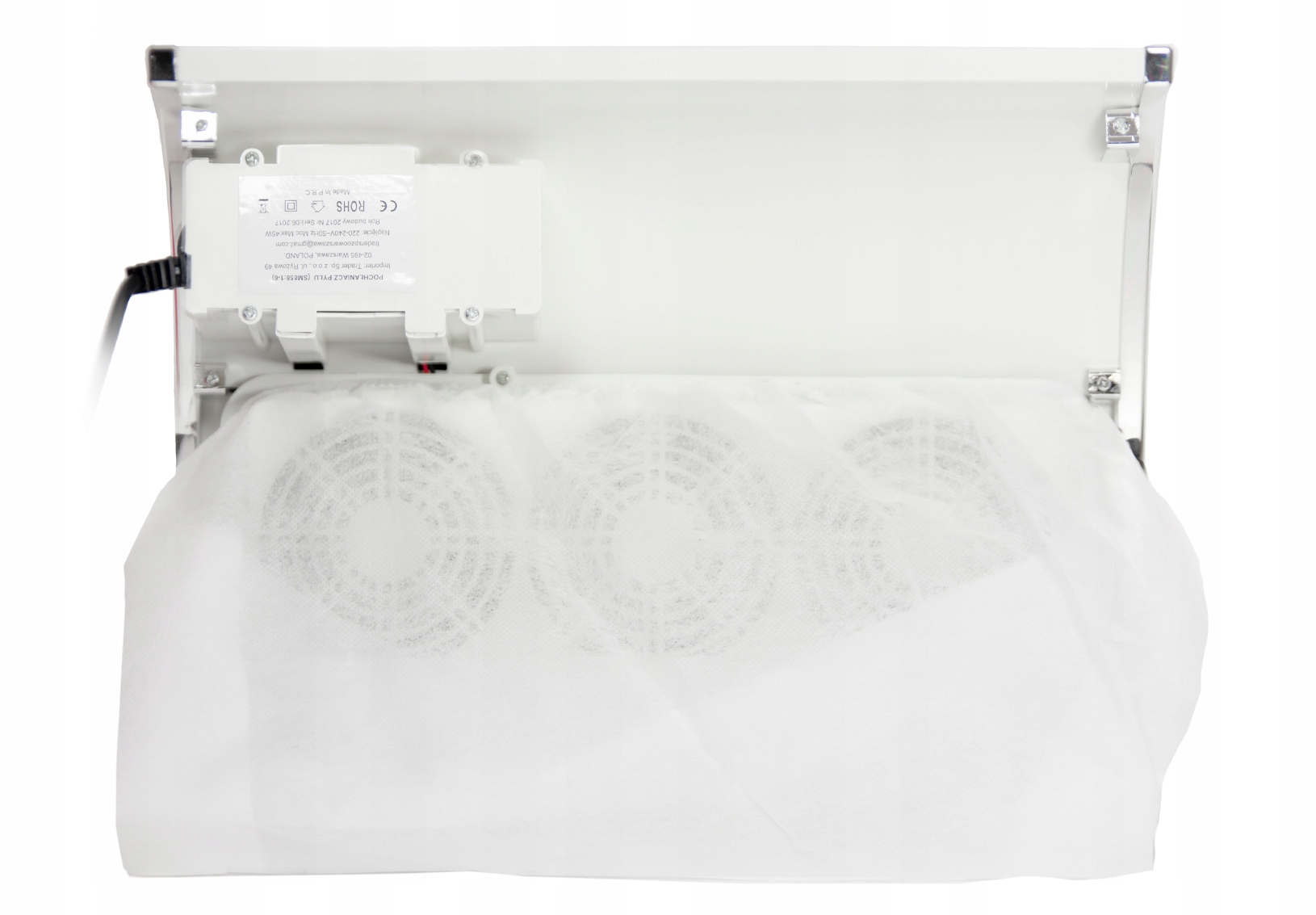 POCHŁANIACZ PYŁU do frezarki 3 WIATRAKI WORKI Głębokość produktu 10 cm