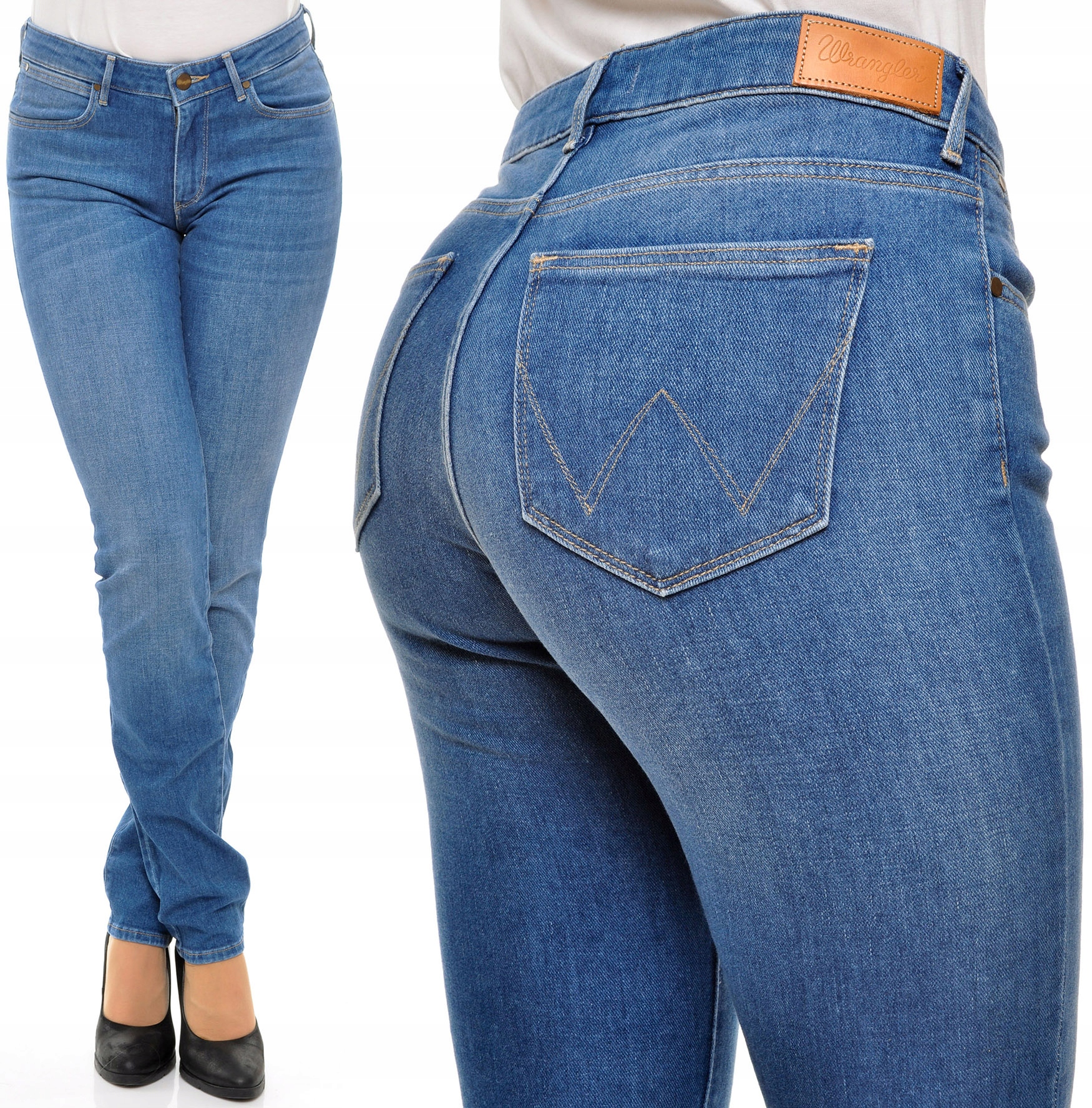 Wrangler kalhoty Blue jeans regular Slim W28 L32