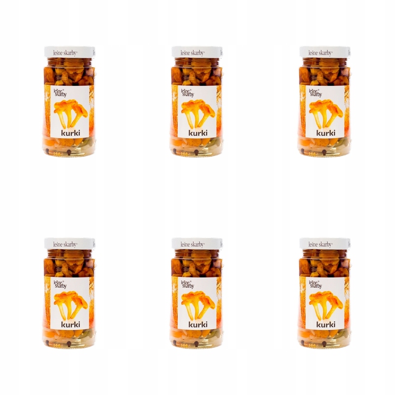 Leśne skarby kurki marynowane całe 280g X6