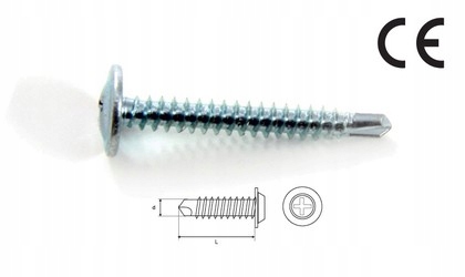 WKRĘTY SAMOWIERCĄCE DO METALU 4,2X50 100S STALCO