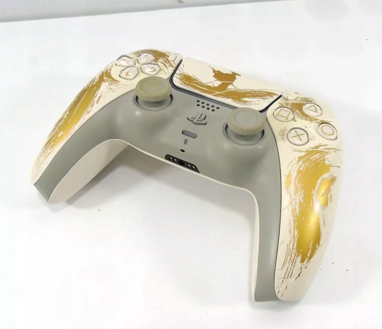 Kontroler Sony DualSense bezprzewodowy biało-złoty Ghost of Yōtei Gold