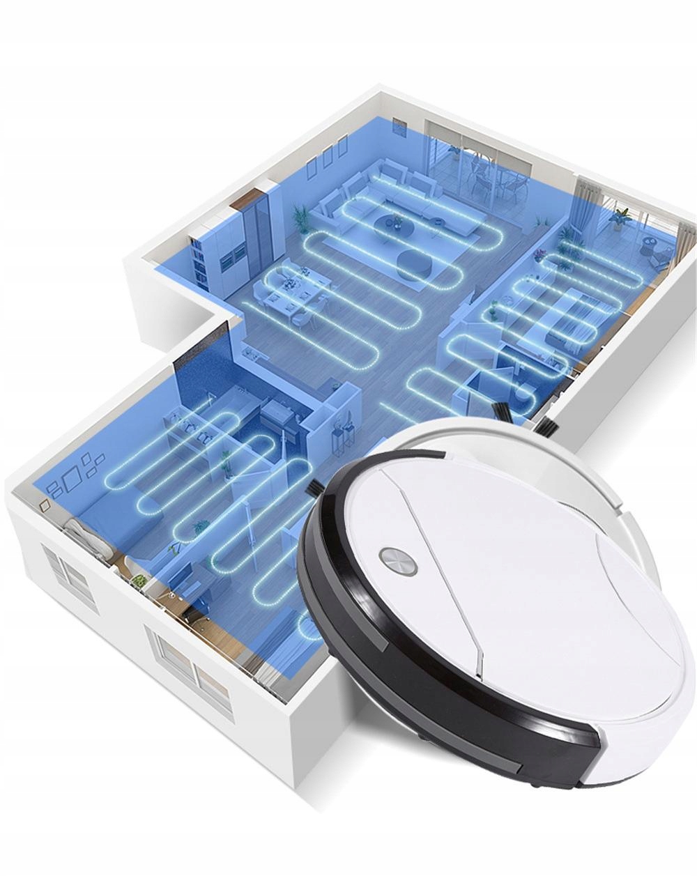 Automatyczny Robot Sprzątający Odkurza Myje Typ akumulatora litowo-jonowy