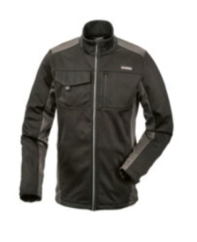 Kurtka softshell wiatroodporna czarna Parkside czarna rozmiar M