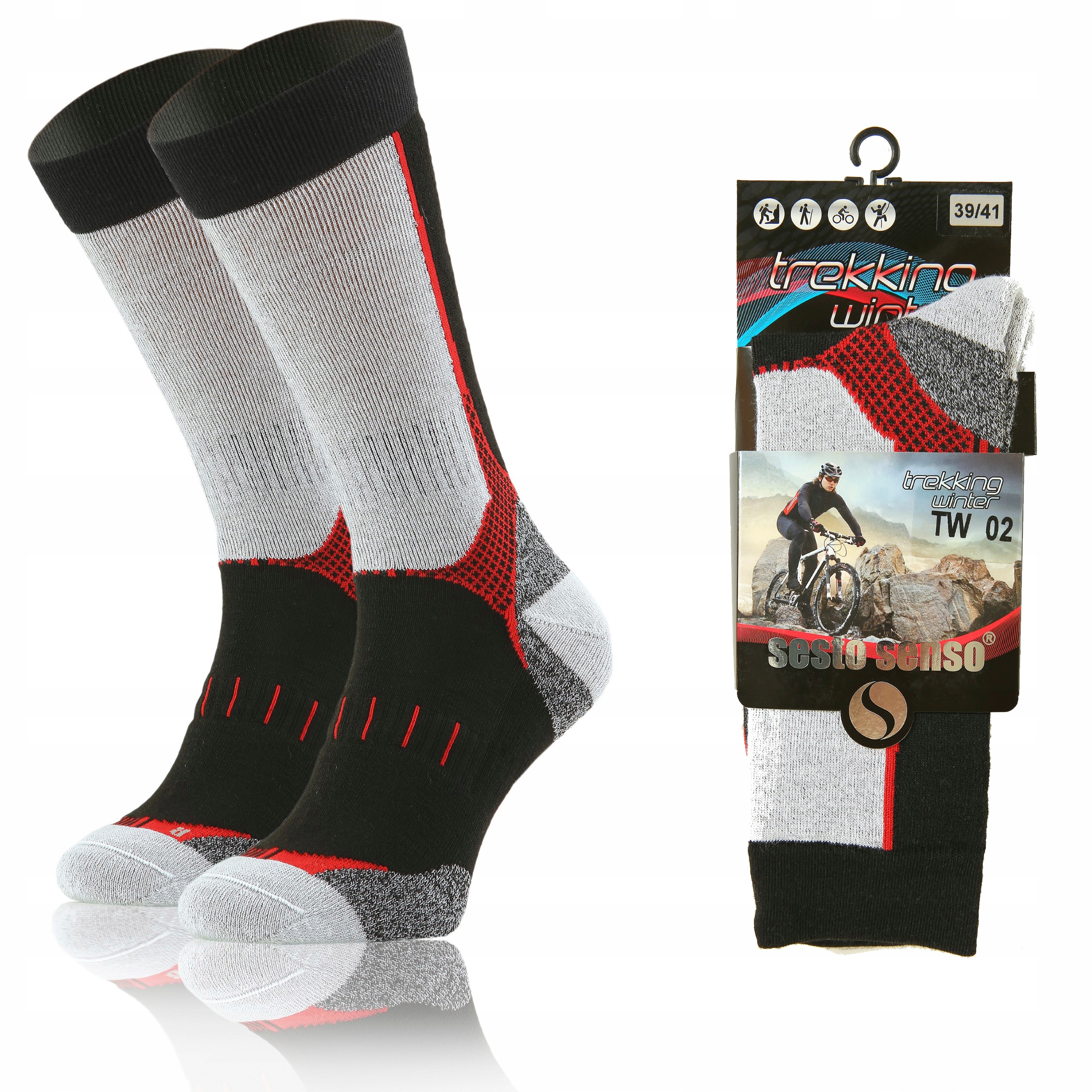 

Wełniane Termoaktywne Skarpety Trekkingowe