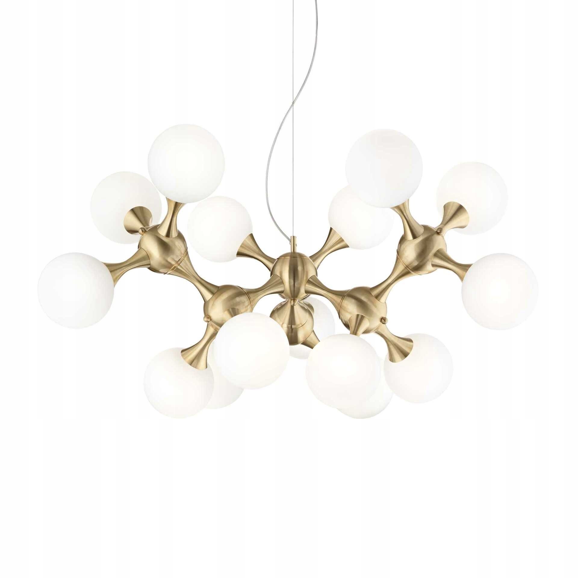 Závěsné svítidlo Ideal Lux Nodi SP15 mosaz 15xE14 105cm IP20