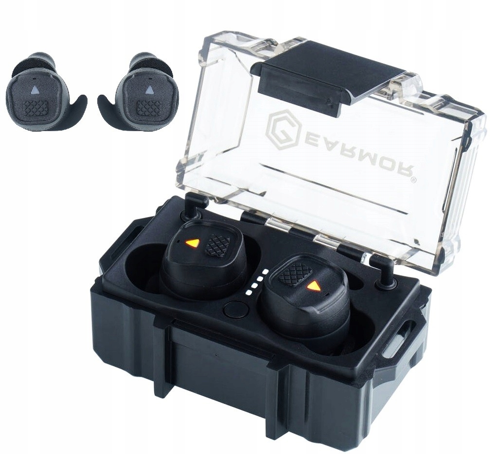 Aktywne ochronniki słuchu Earmor M20T Pro czarne słuchawki bluetooth 5.4