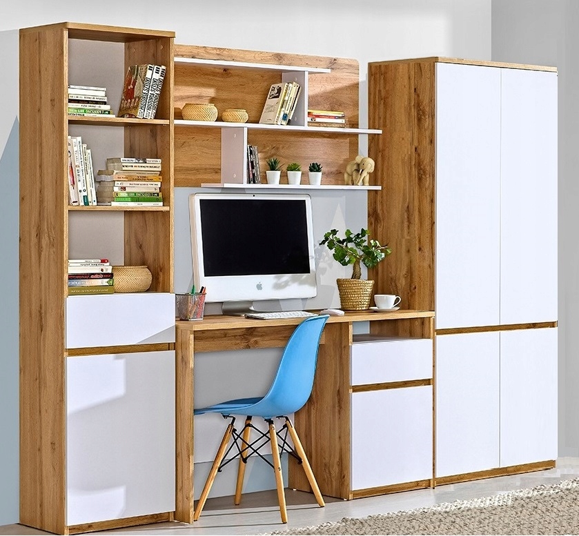 

meblościanka młodzieżowa zestaw z biurkiem Arca 12