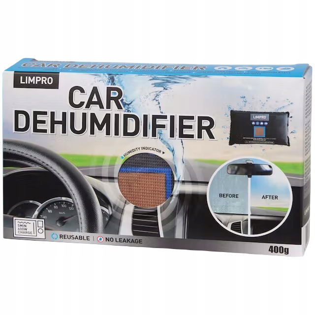 2x POCHŁANIACZ WILGOCI DO SAMOCHODU XXL 400g Zastosowanie do auta