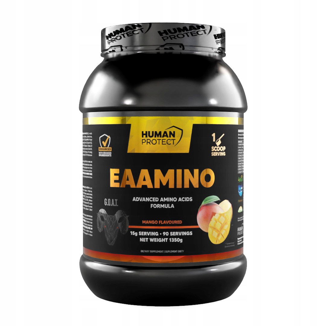 Human Protect Eaa EAAmino 1350 g Aminokyseliny s elektrolyty manga