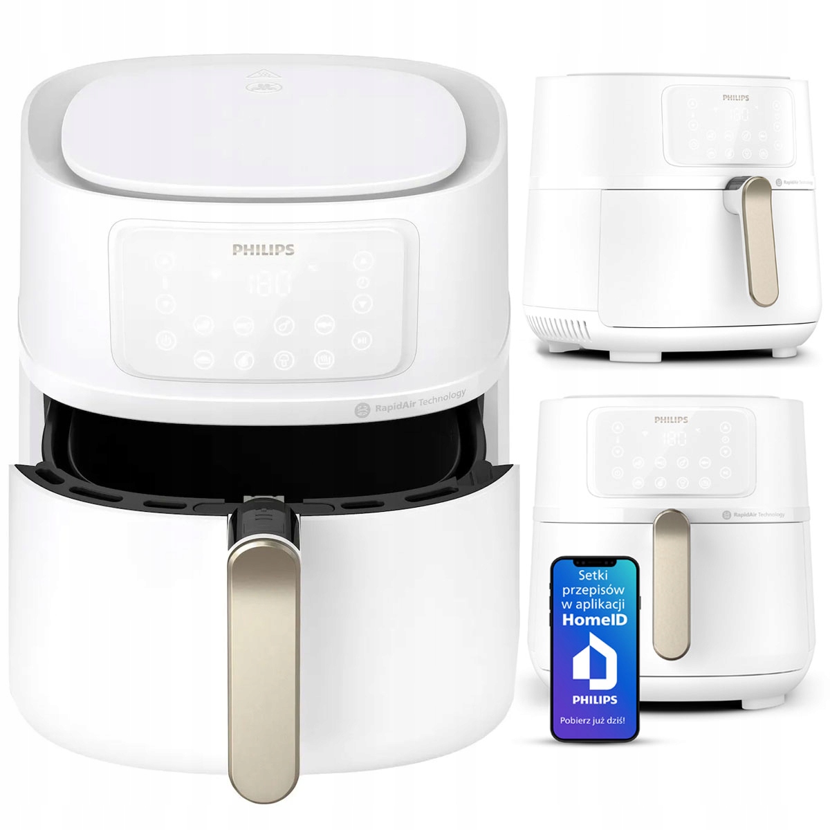 Horkovzdušná fritéza Airfryer Philips XXL řada 5000 HD9285/00 7,2 l