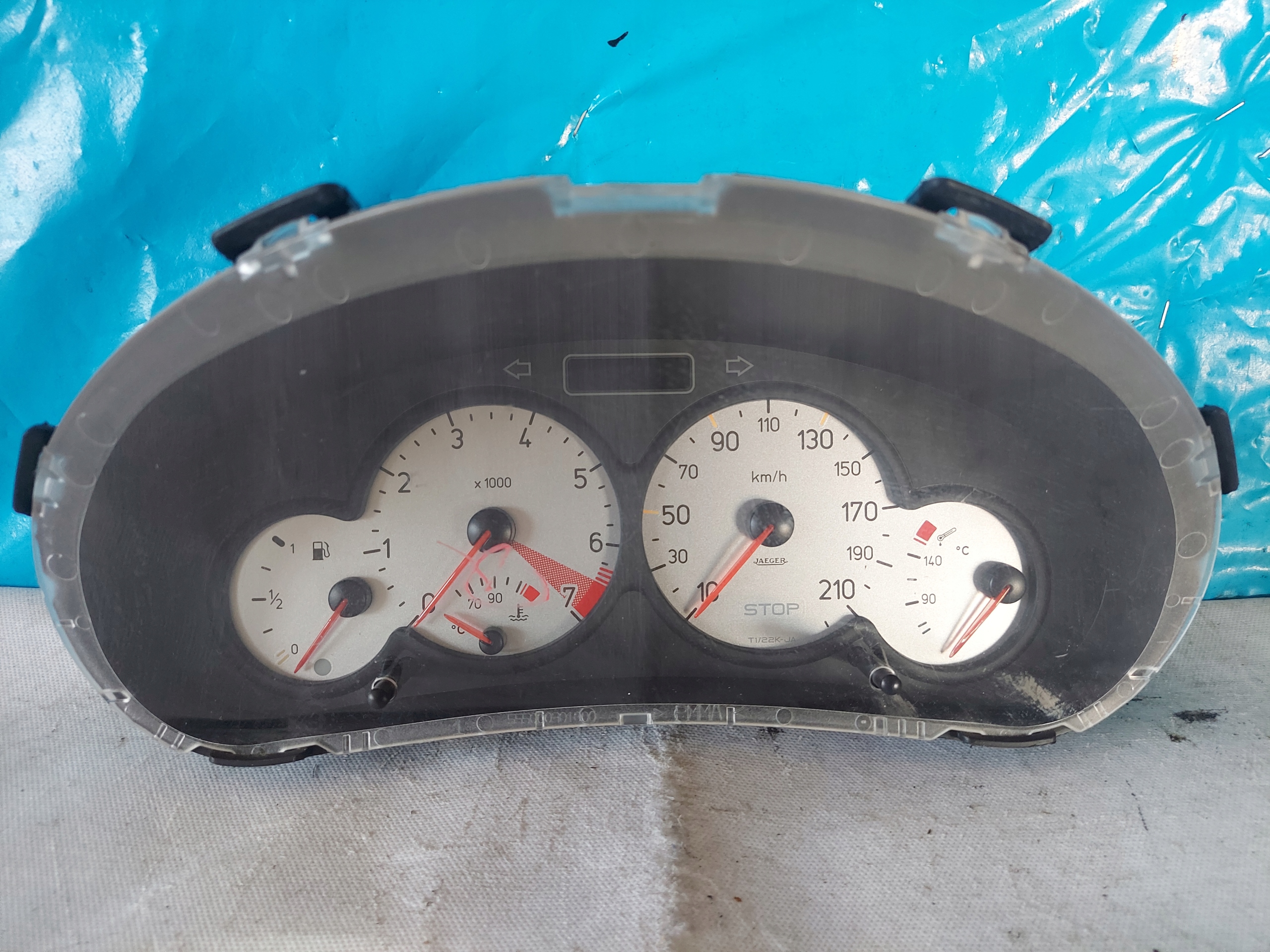 dials clock PEUGEOT 206 CC 1.6 B 9651740580