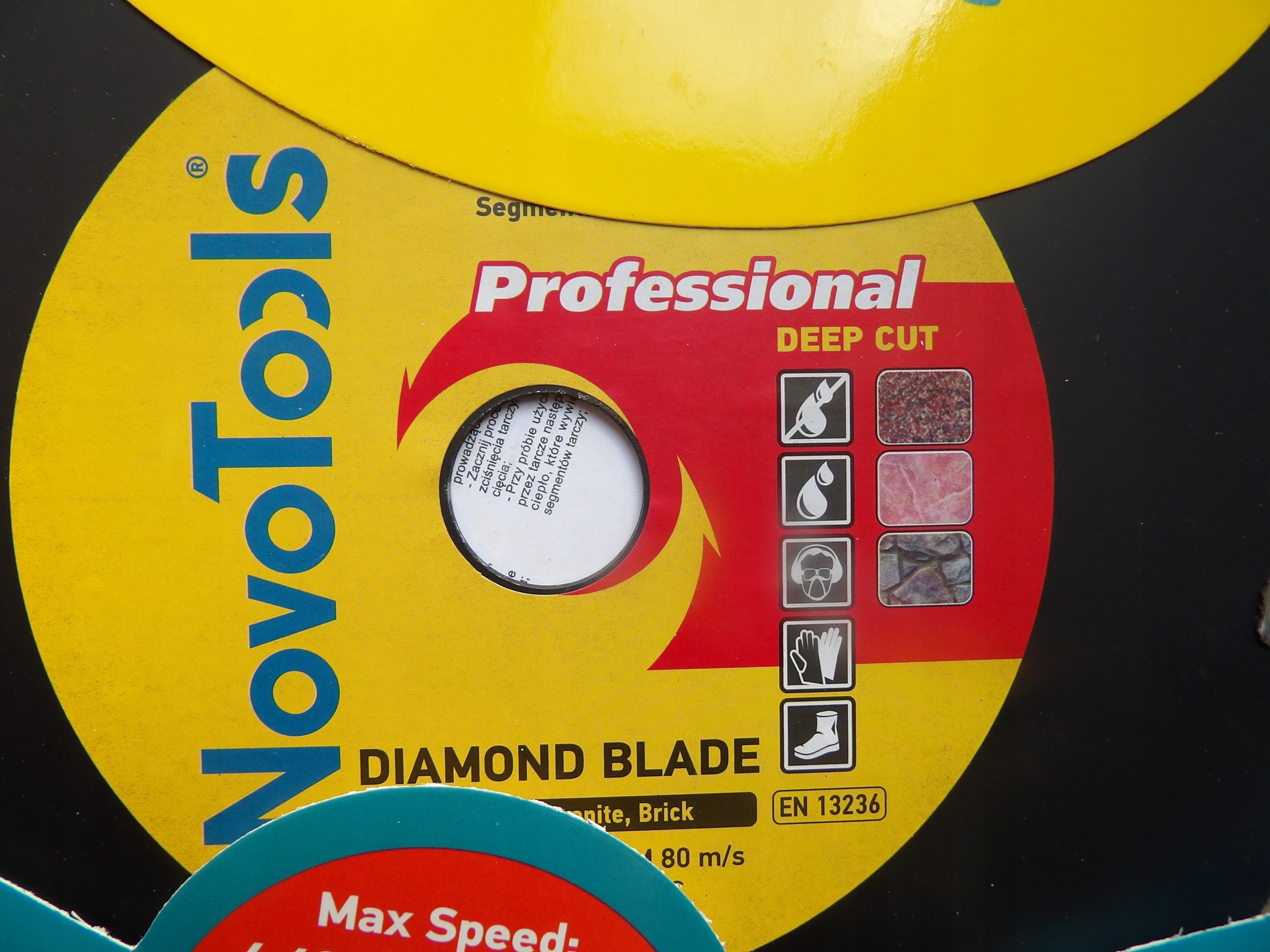 Tarcza diamentowa 230 mm do cięcia płytek ceramiki marmuru EAN (GTIN) 5060511134422