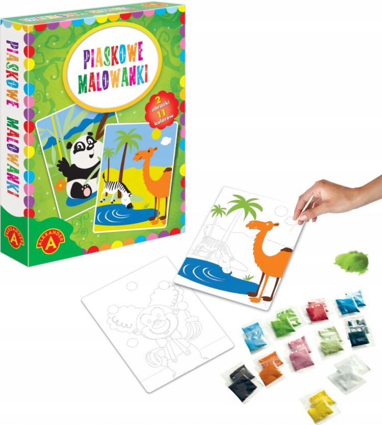

Piaskowe Malowanki Panda I Wielbłąd Maluj Piaskiem