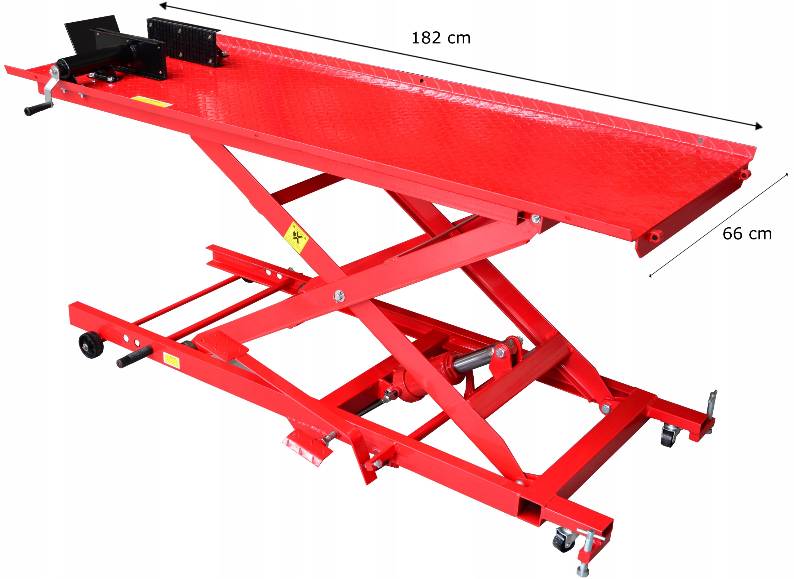 PLATFORMOWY PODNOSNIK MOTOCYKLOWY PLATFORMA 450kg EAN 5907781833955