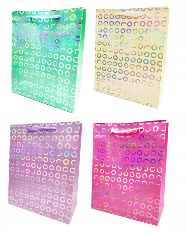 

Torebka papierowa prezentowa ozdobna 26x32cm 12szt