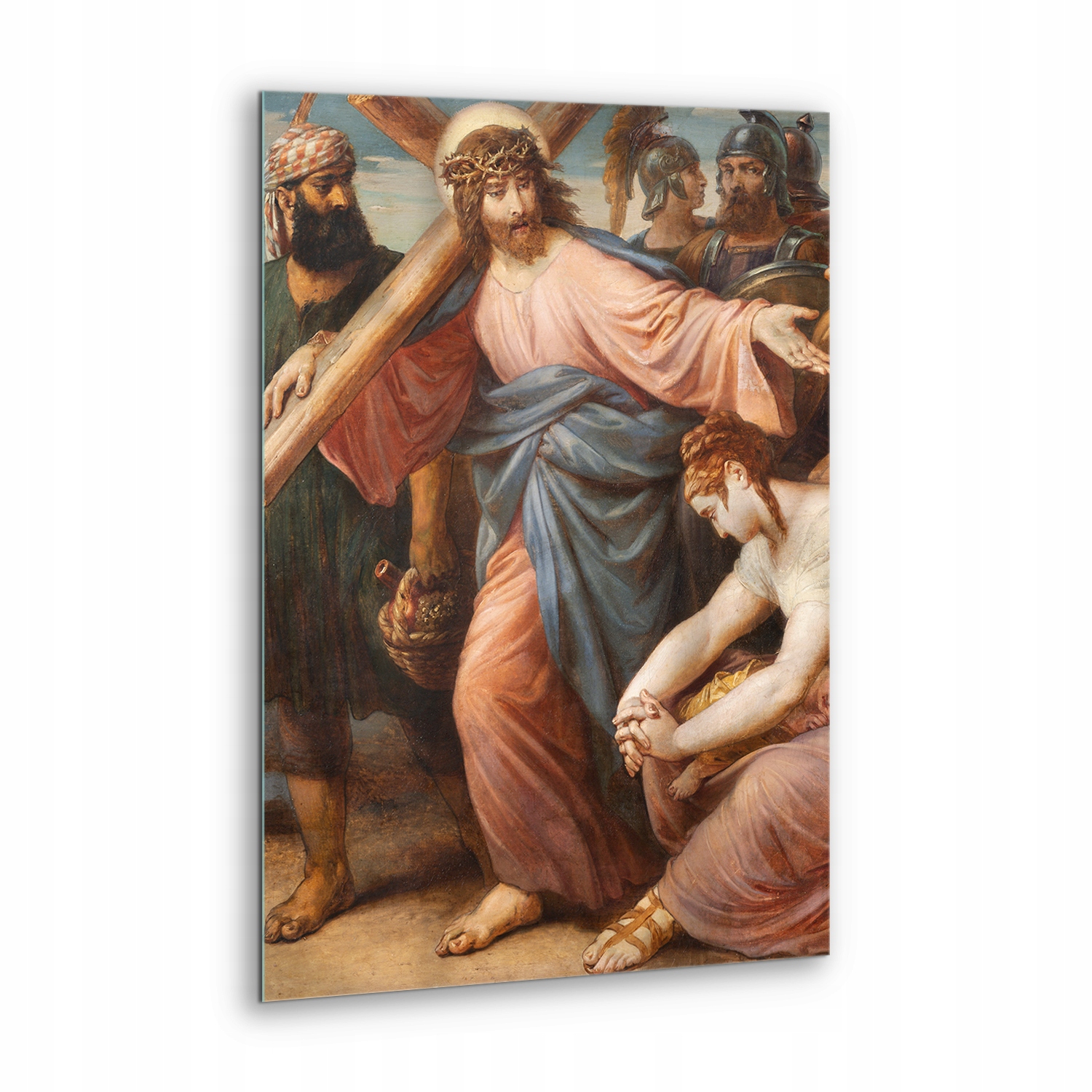 Sakrální obraz Ježíš potkává ženy s Jeruzalémem