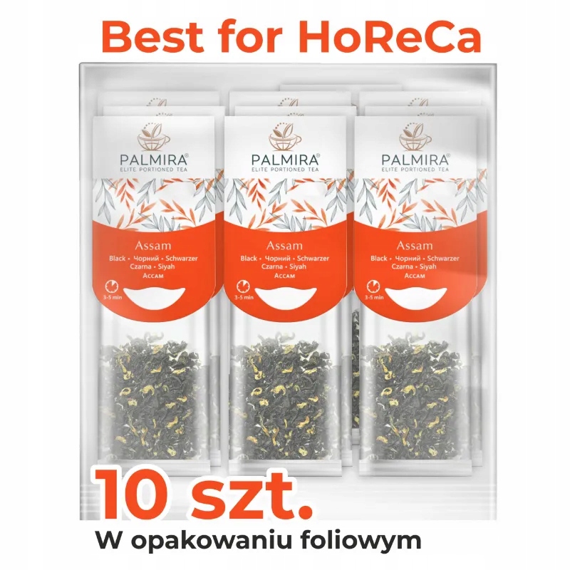 Levně Čaj černý indický v sáčcích Palmira Assam 10 sáčků