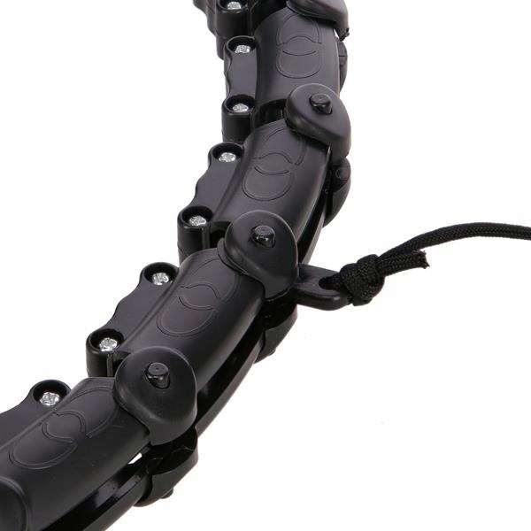 HULA HOP Z OBCIĄŻENIEM WYPUSTKAMI ODCHUDZAJĄCE + PAS PLUS SIZE Waga 0.15 kg