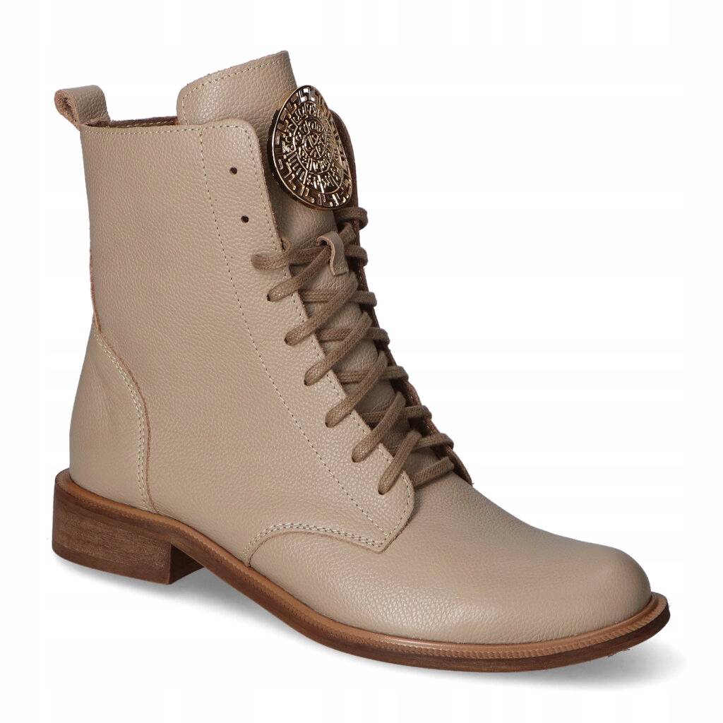 Kotníkové Boty Nicole 3084/055 béžové, velikost 37