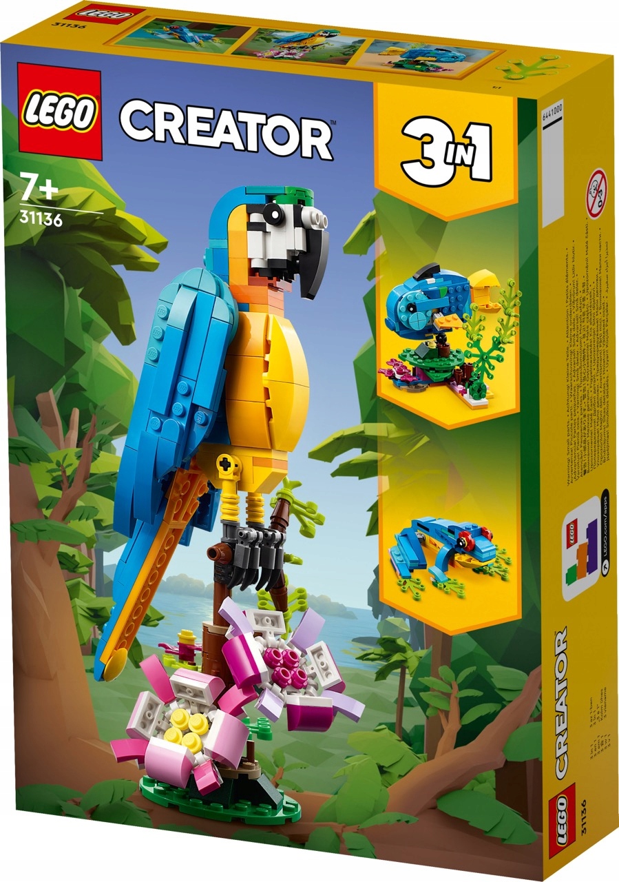 LEGO Creator 3w1 31136 Egzotyczna papuga