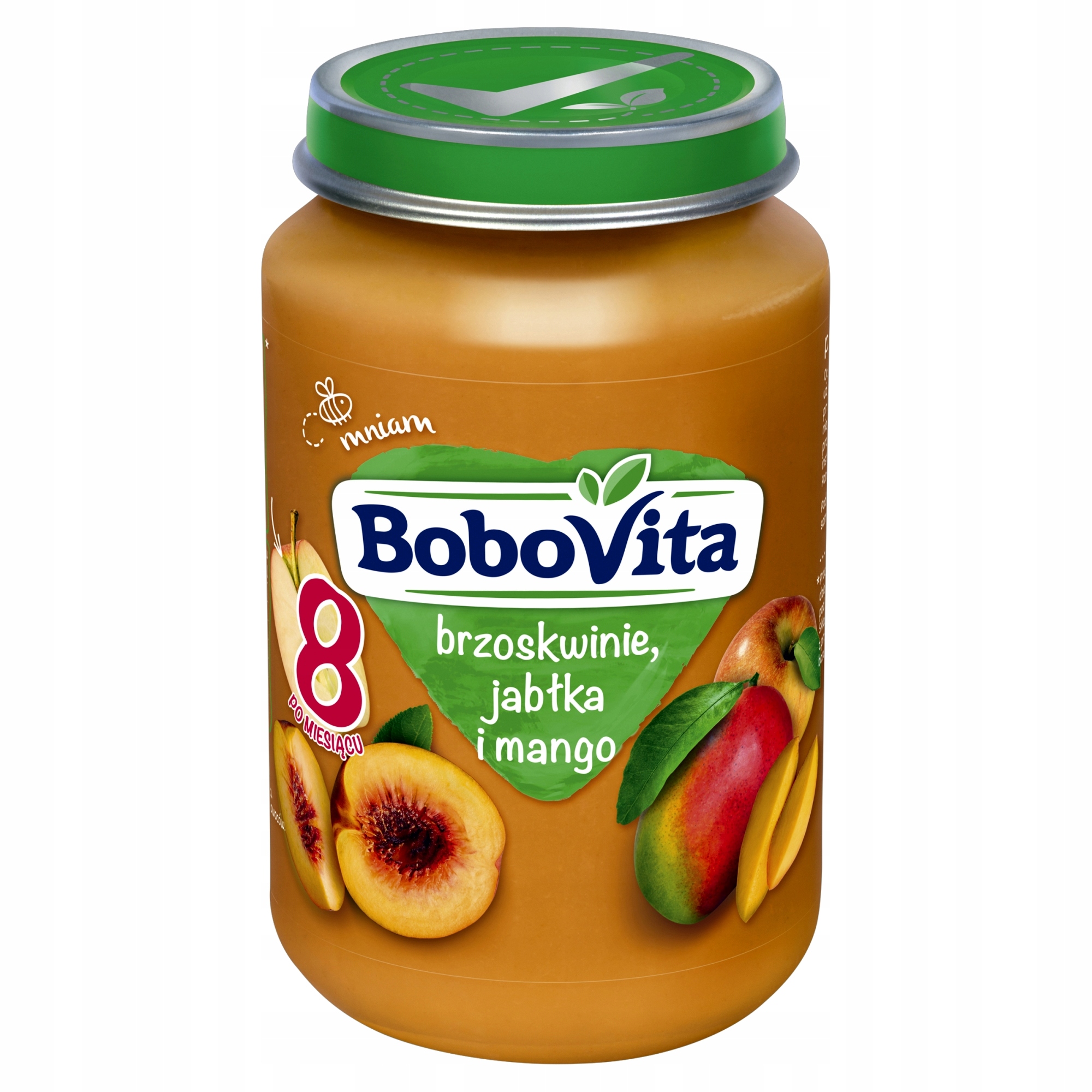 BOBOVITA Brzoskwinie jabłka i mango po 8 miesiącu