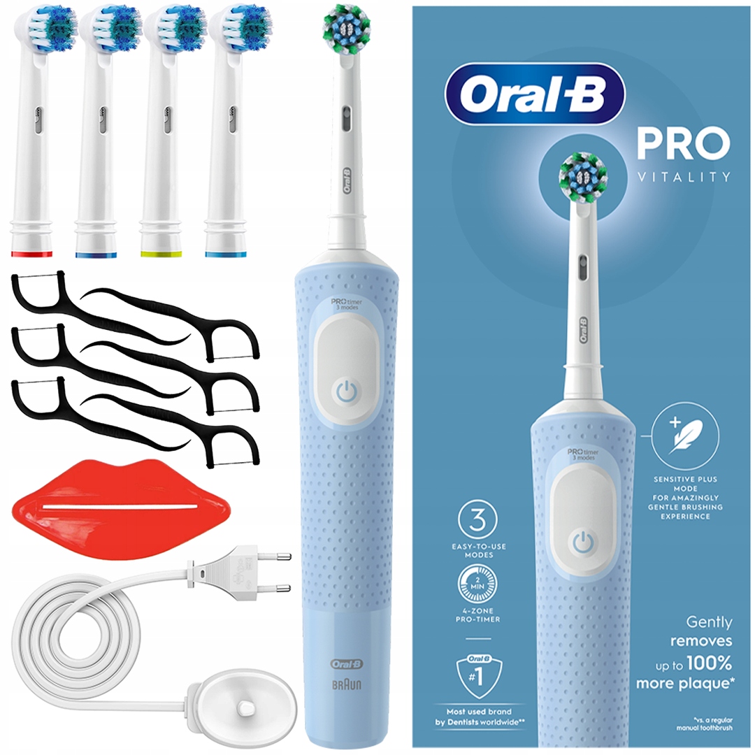 Elektryczna Szczoteczka Do Zębów Oral-b Vitality Pro 3 Tryby Dodatki