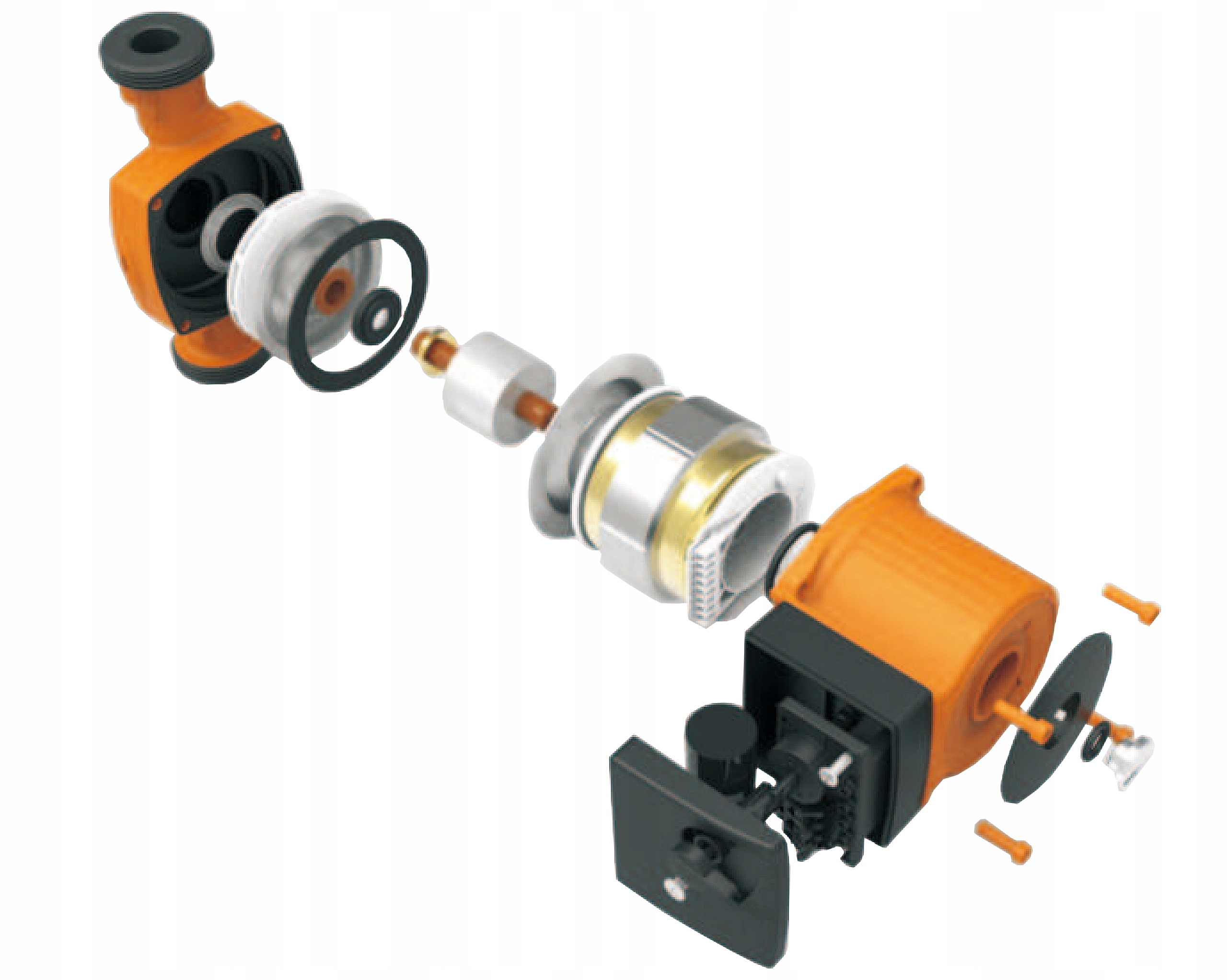 Żeliwna pompa obiegowa do wody pitnej/do CO OHI 32-80/180 +uszczelki IBO Przyłącze wody (