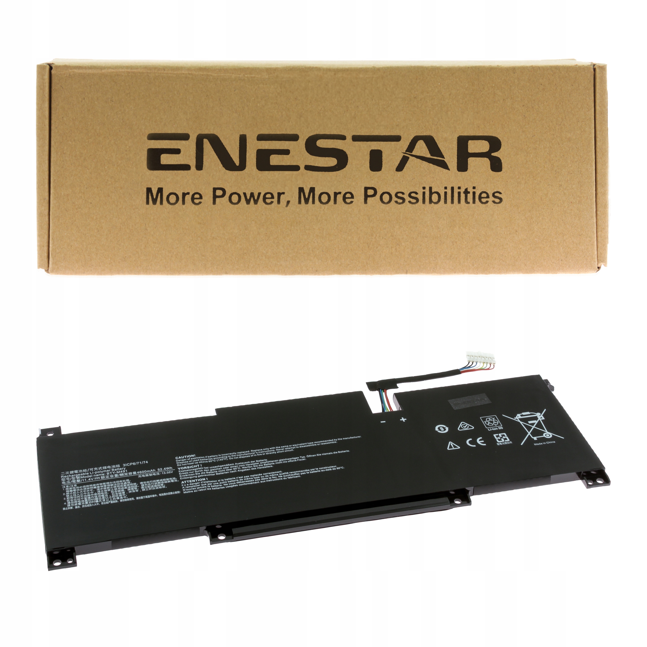 Premium batéria pre Msi BTY-M491 Modern 15 A10M-271PL A10M-604FR A10RBS A5M