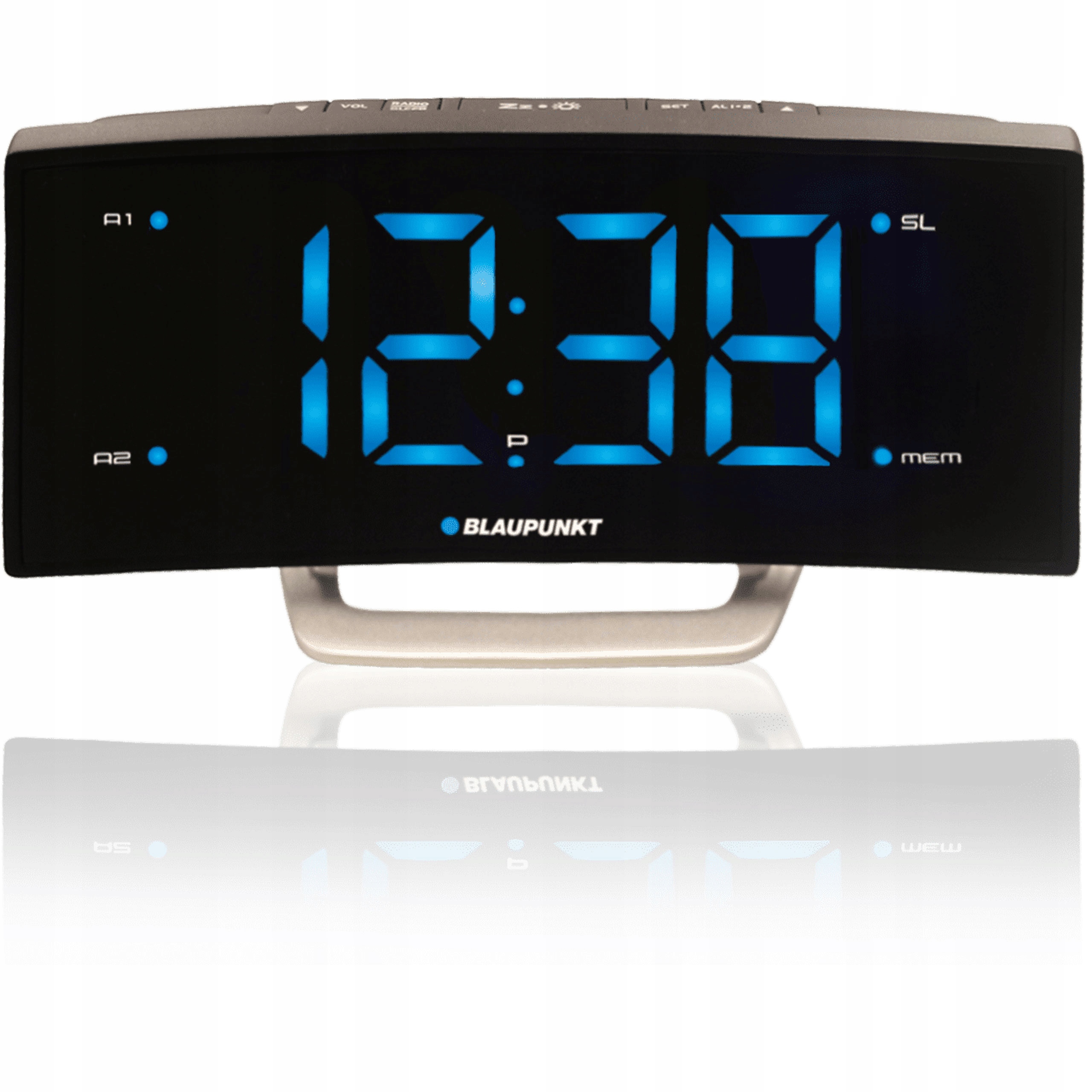 

Blaupunkt Radiobudzik 2 Alarmy Duże Cyfry CR7BK