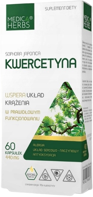 

Medica Herbs Kwercetyna 440mg 60 kaps Krążenie