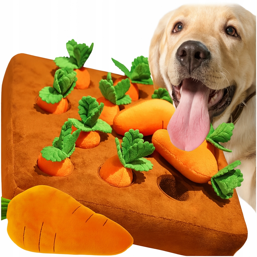 Čichová Podložka Pro Psa Kočku Mrkve Vzdělávací Hračka Na Pamlsky
