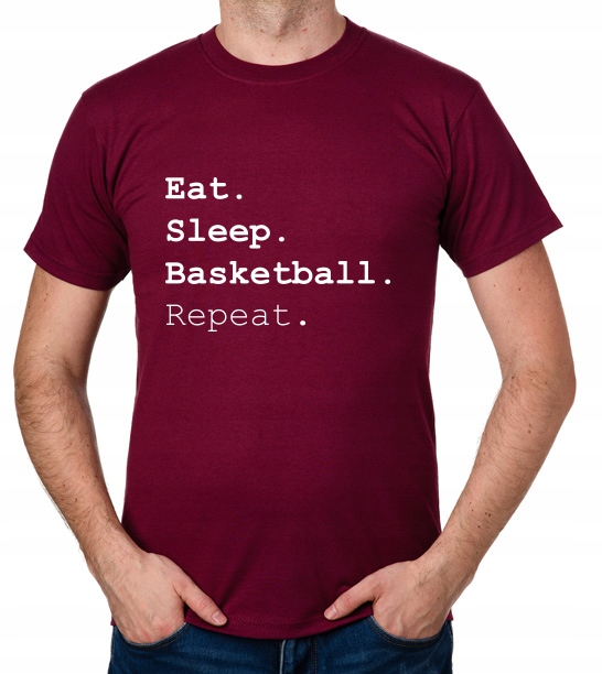 

koszulka Eat Sleep Basketball Repeat prezent