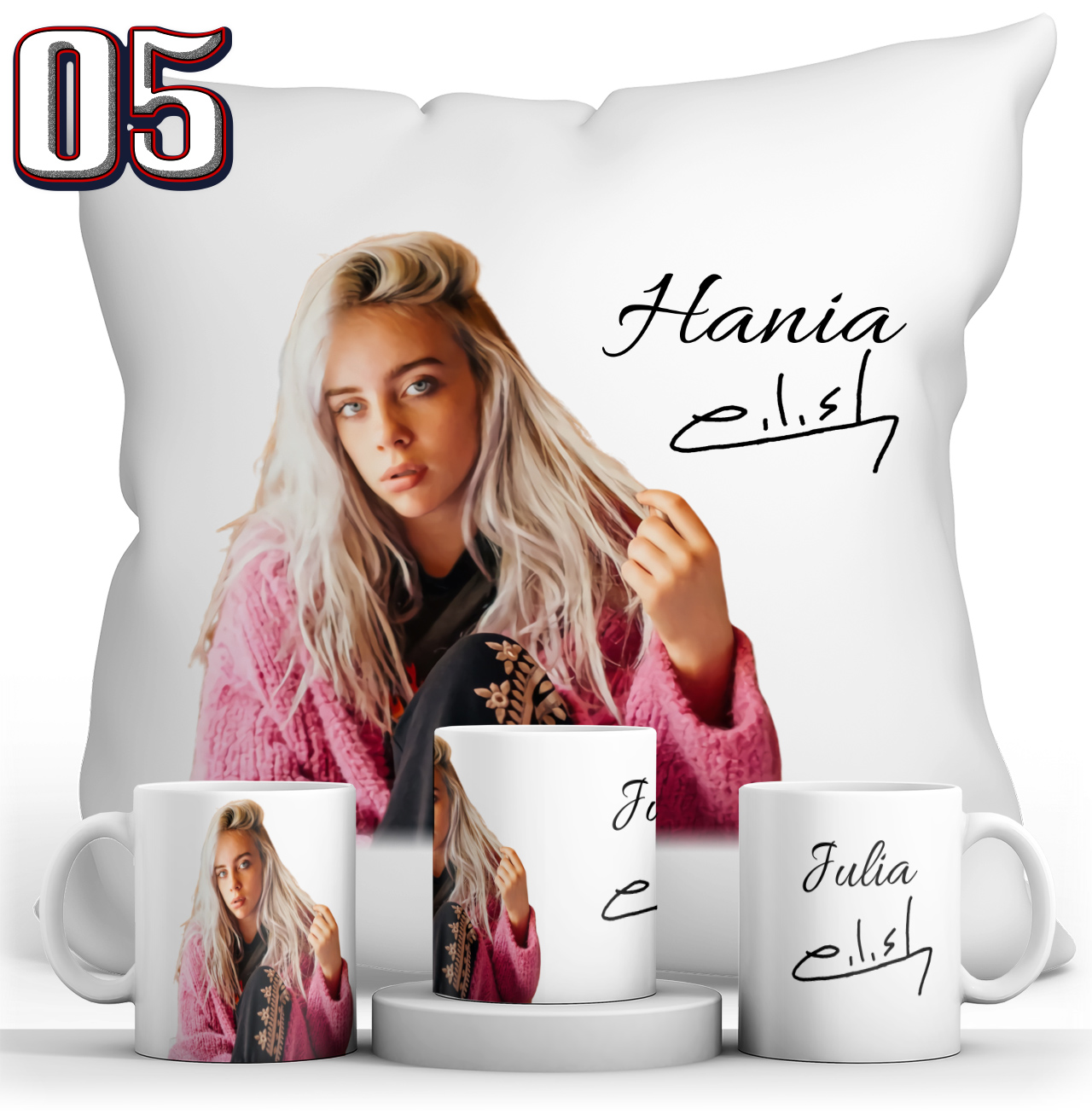 ZESTAW BILLIE EILISH KUBEK + PODUSZKA EAN (GTIN) 5904158188595