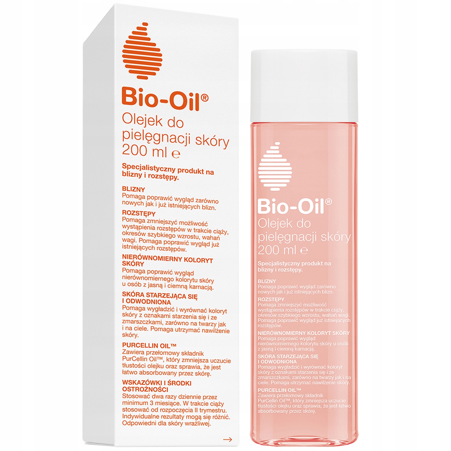 Bio Oil olejek do pielęgnacji blizny, rozstępy 200 ml