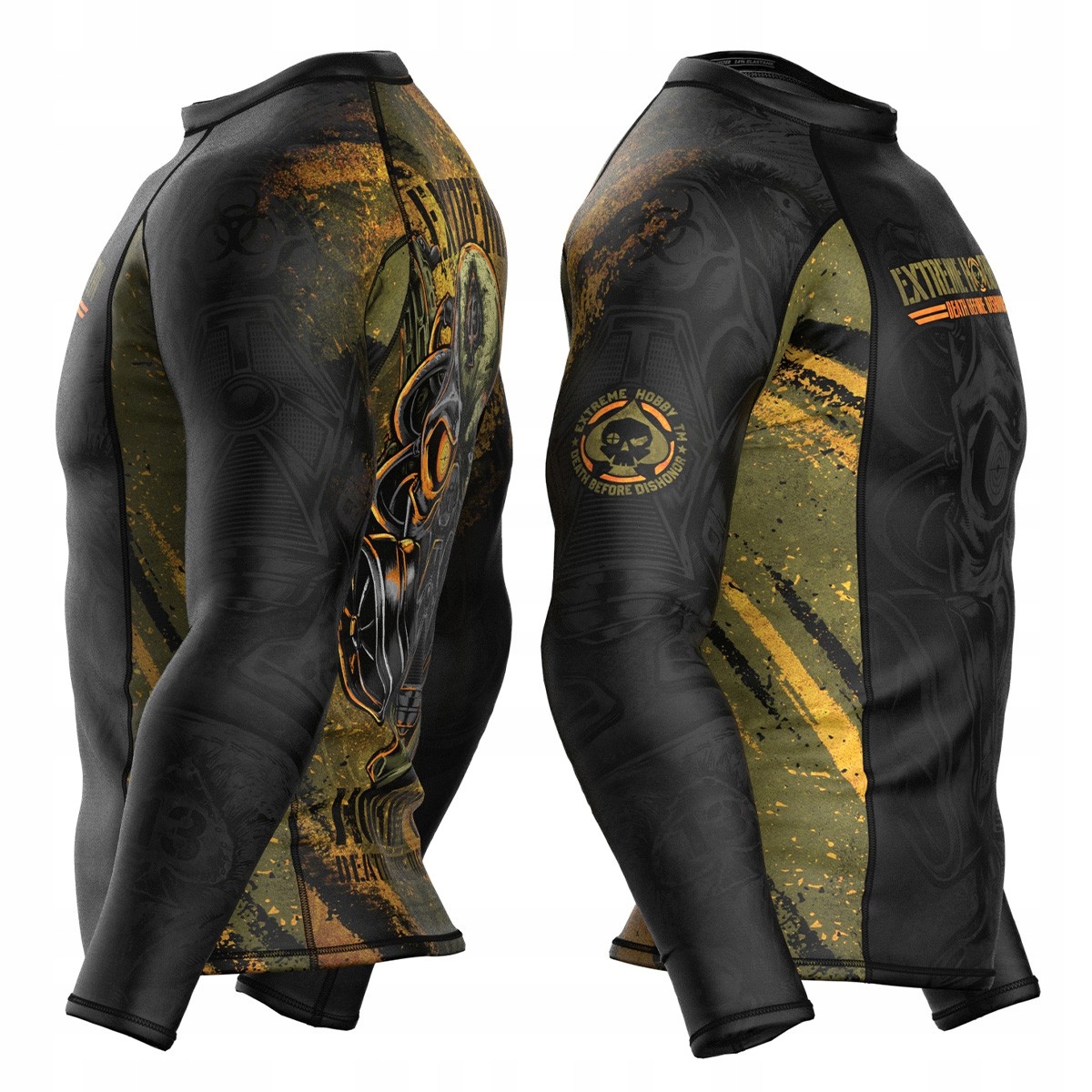 Longsleeve rashguard DBD 3XL CZARNY Marka Extreme Hobby