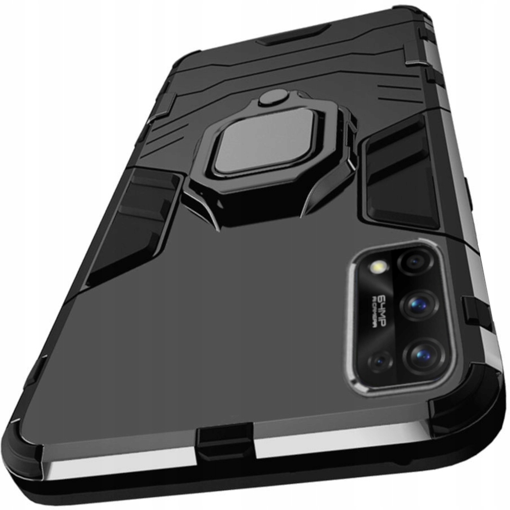 

Etui Pancerne Holder Ring Szkło do Realme 7 Pro
