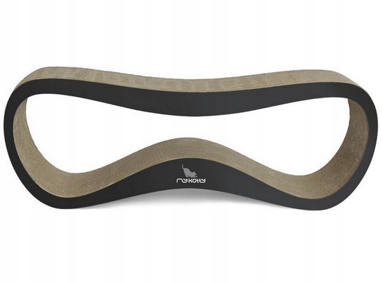 Levně Kartonové Škrabadlo Pro Kočky Pelíšek Z Kartonového Řeziva Lui Černé