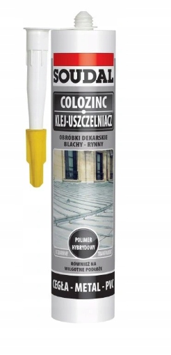 

Colozinc uszczelniacz do blach Soudal bezbarwny