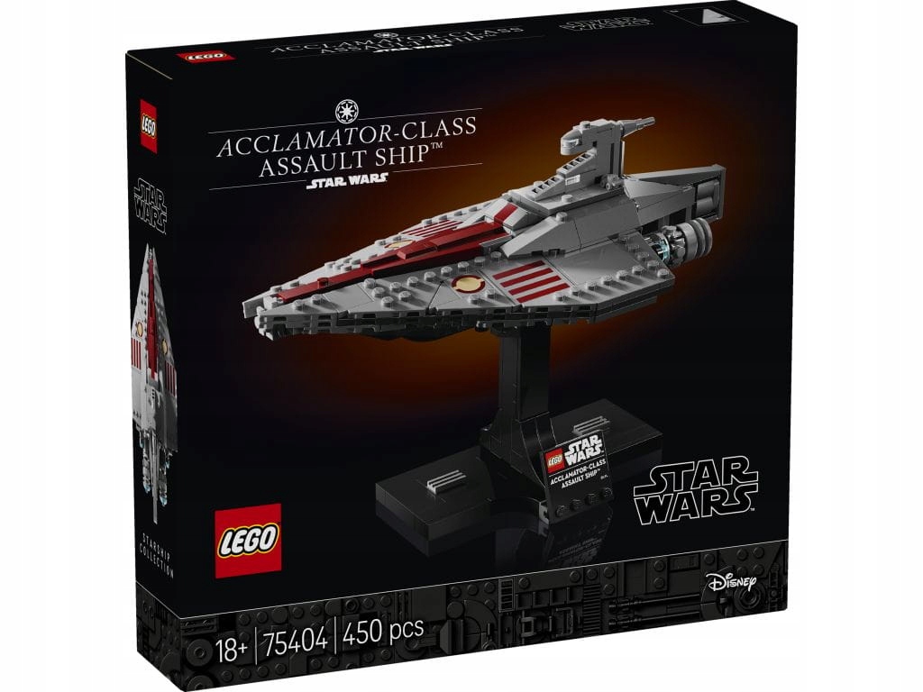 Lego Star Wars Útočný křižník Acclamator 75404