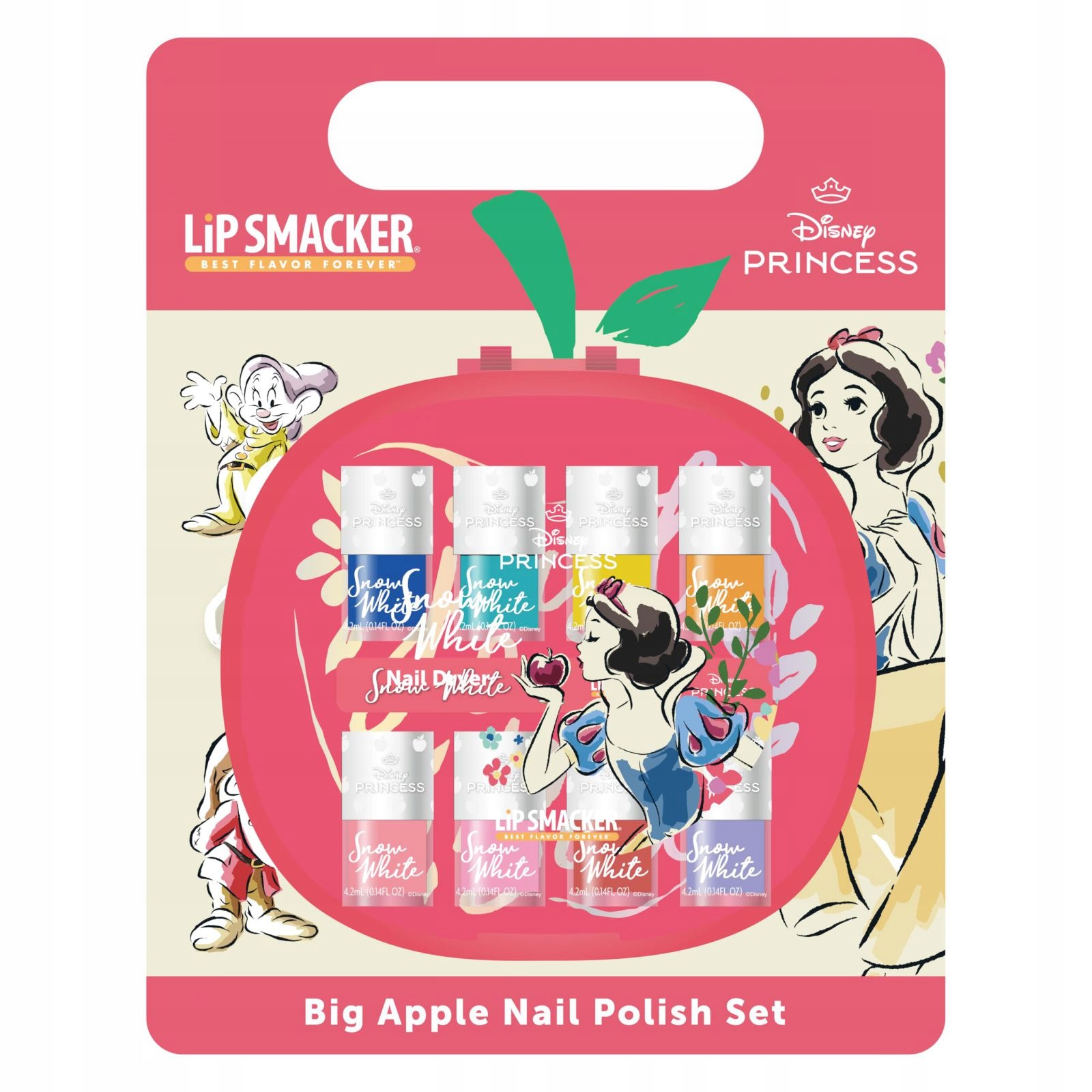 Lip Smacker Disney Princess Snow White Set Laků Na Nehty Big Apple 1510728E