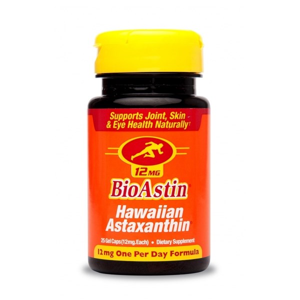 BioAstin Astaksantyna 12 mg, 25 kapsułek, Cyanotech