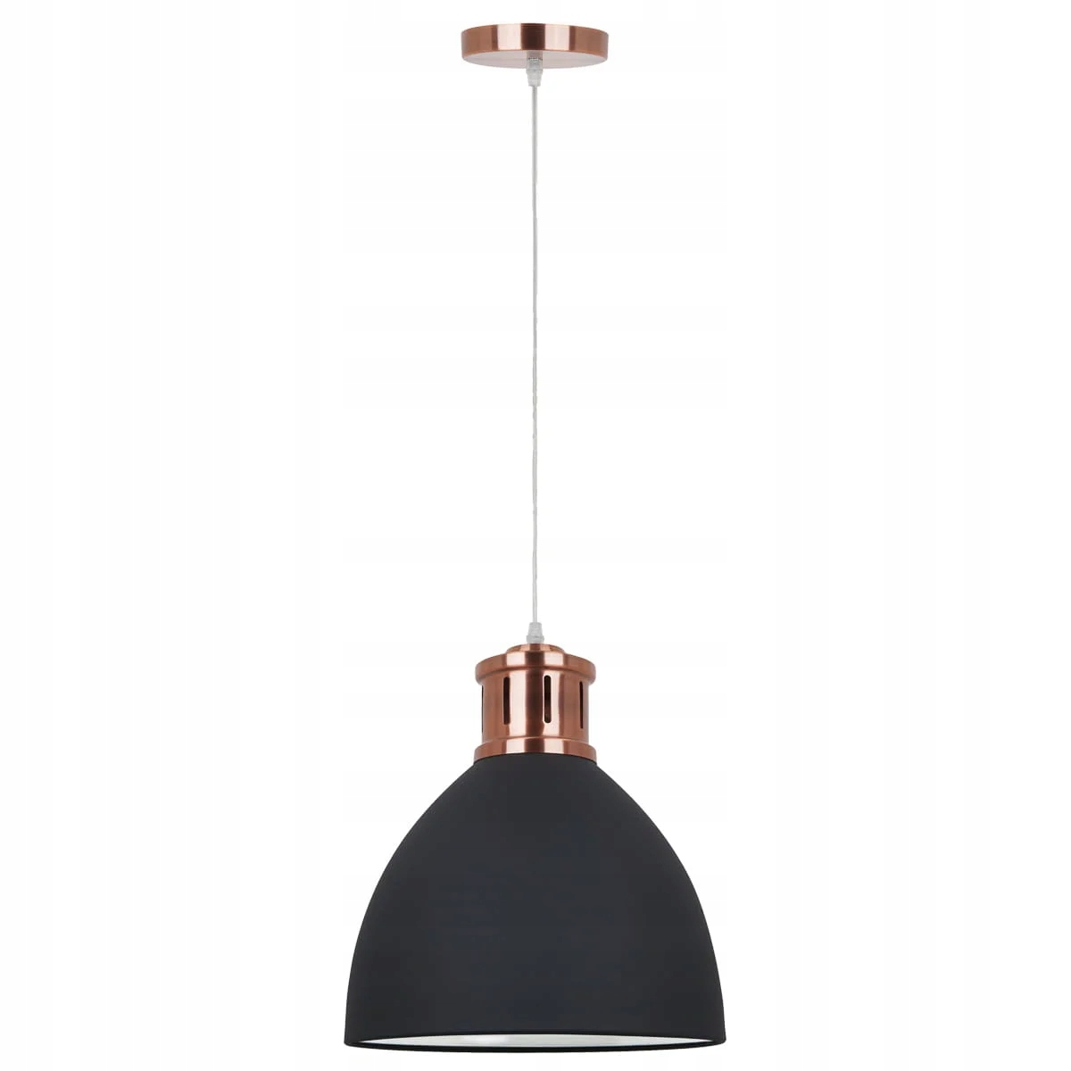 Závěsná lampa Italux Lola černá, industriální, stmívatelná, 60 W E27