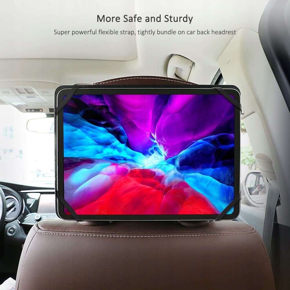MEMUMI Uchwyt Samochodowy Na Tablet iPad Samsung Galaxy 7-11 Cal — miniatura 5