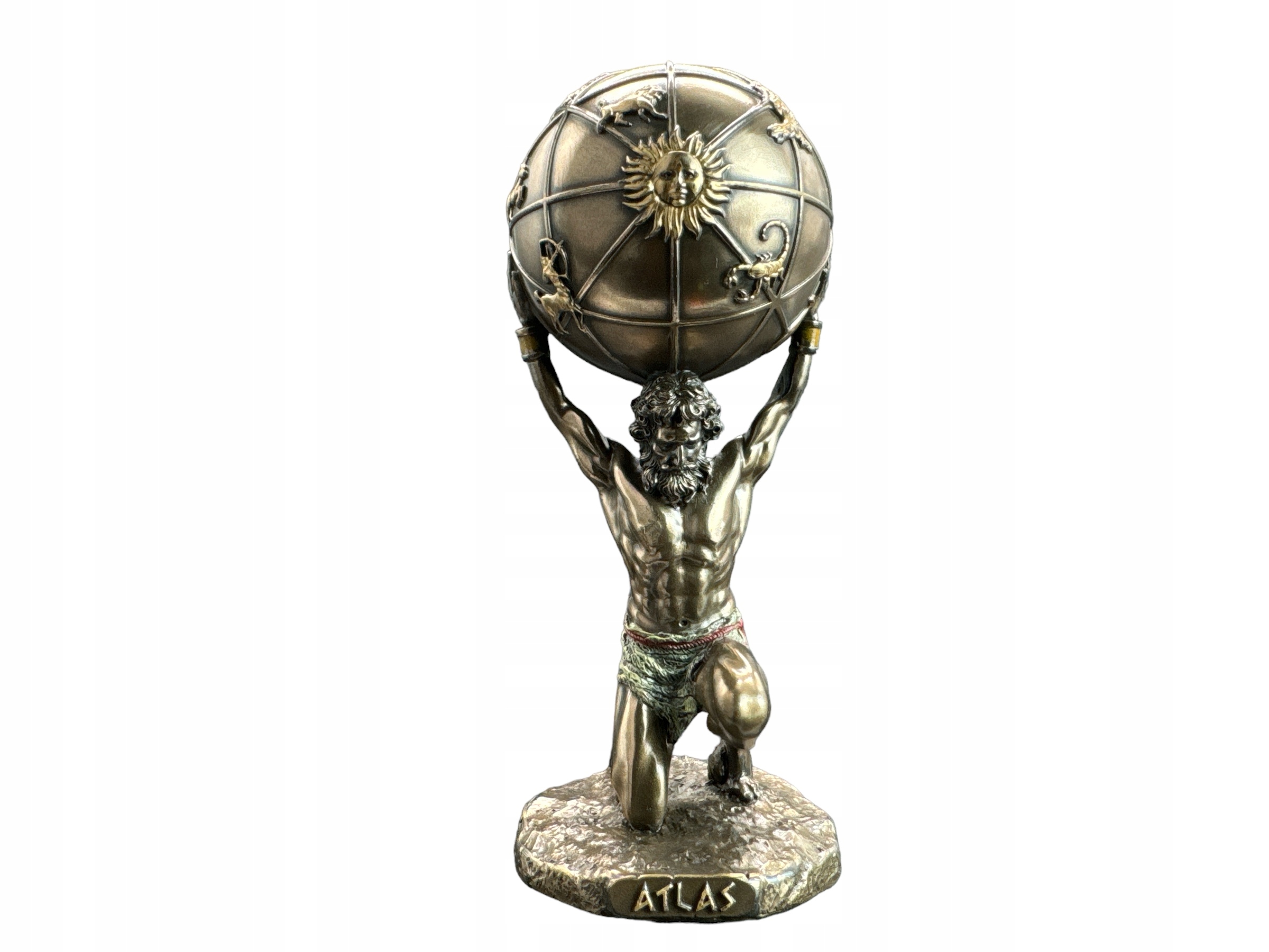 Figurka Socha Soška Řecký Titán Atlas Držící Zemi WU78109A4