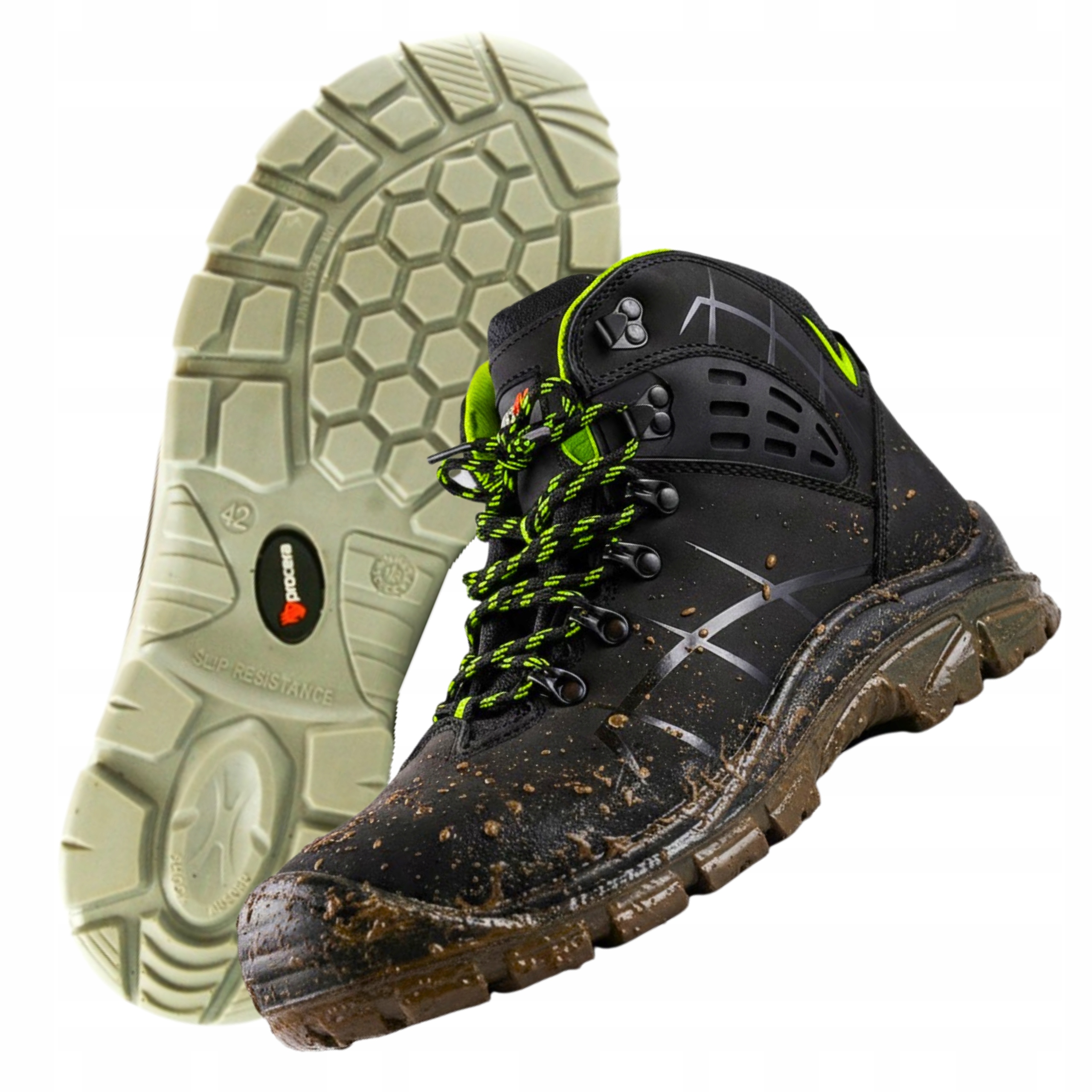 Buty Robocze Męskie Wysokie Podnosek Procera Jupiter S1 Trzewiki 43