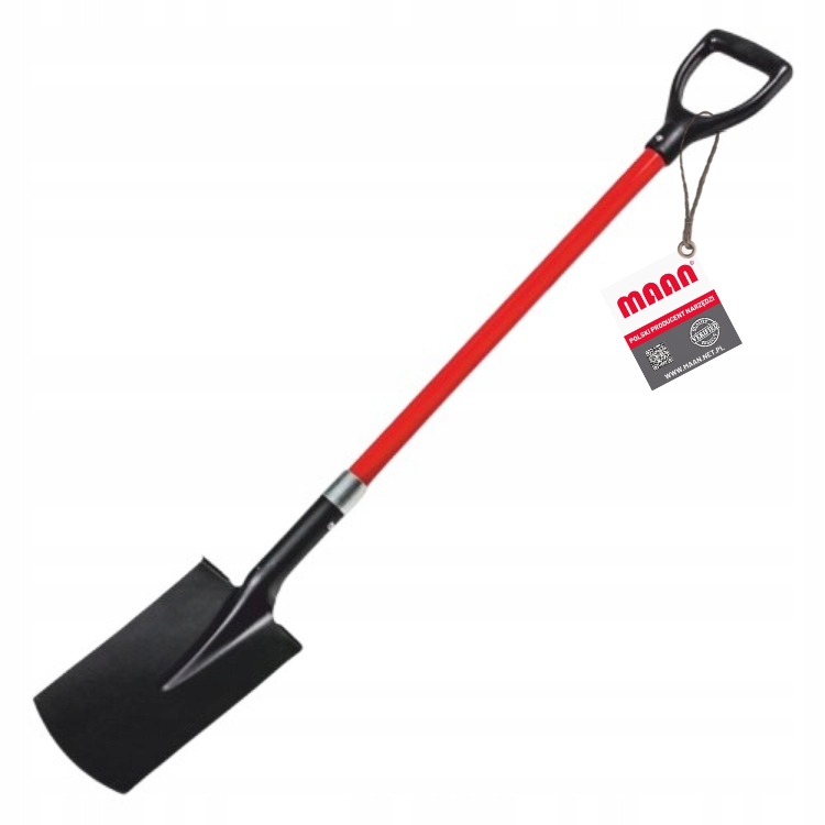 Szpadel FIBERGLASS prosty MAAN