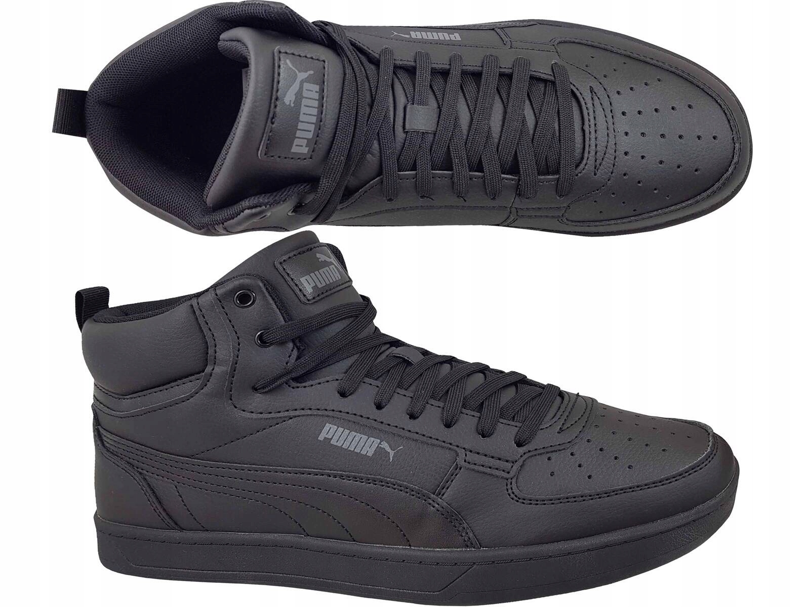 Puma Caven 2.0 MID 392291 01 Buty Wysokie Za Kostkę Męskie Trampki Czarne