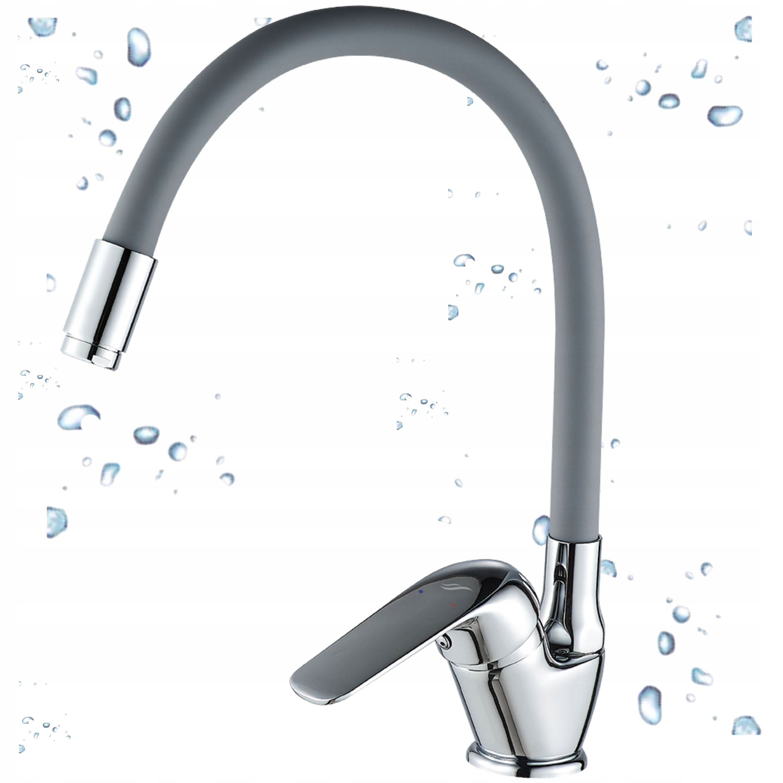 Kuchyňská stojánková baterie s flexibilním výtokem Kuchinox Elza