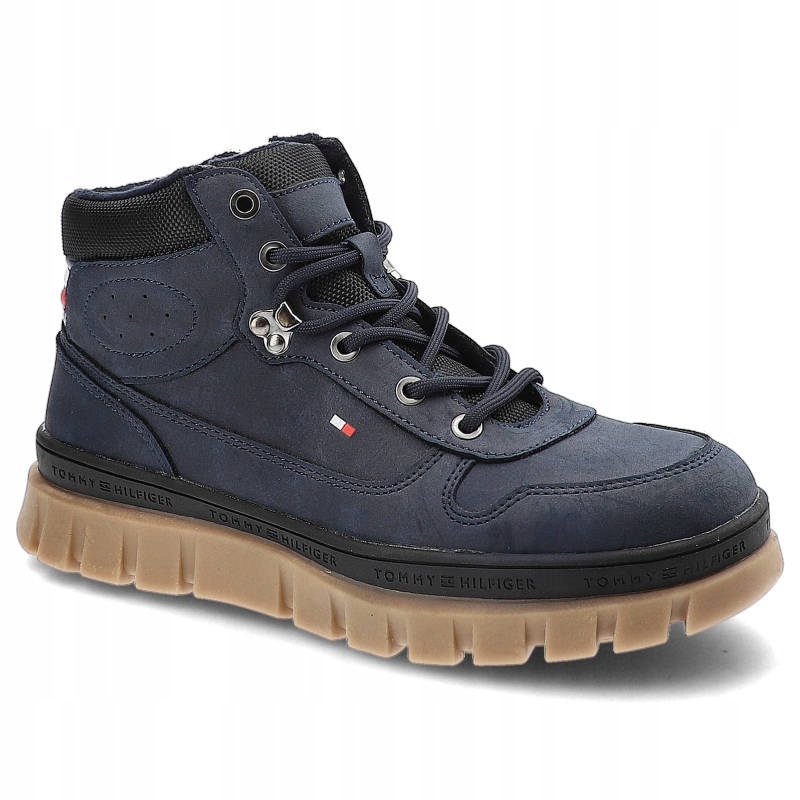 Modré trapery Tommy Hilfiger – Dámské boty