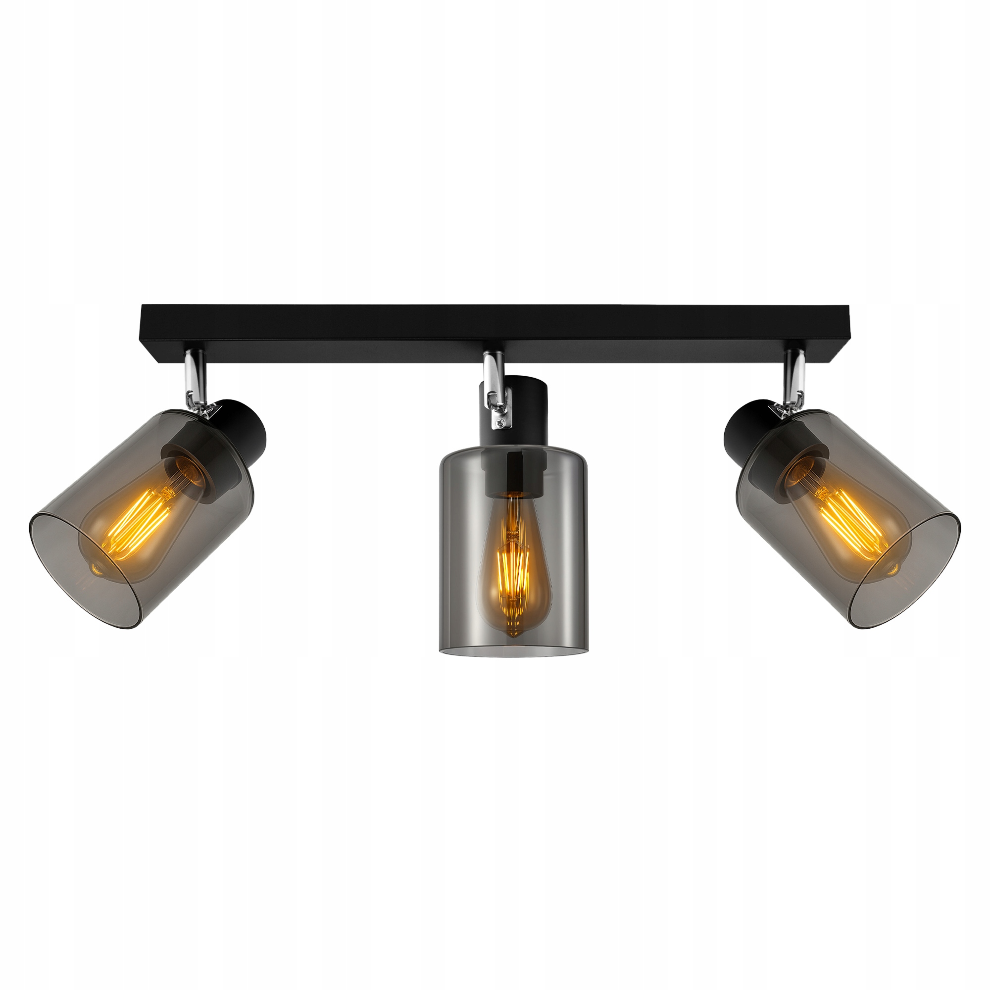 stropní svítidlo Led závěsná skleněná lampa moderní loft 3xE27 stropní svítidlo